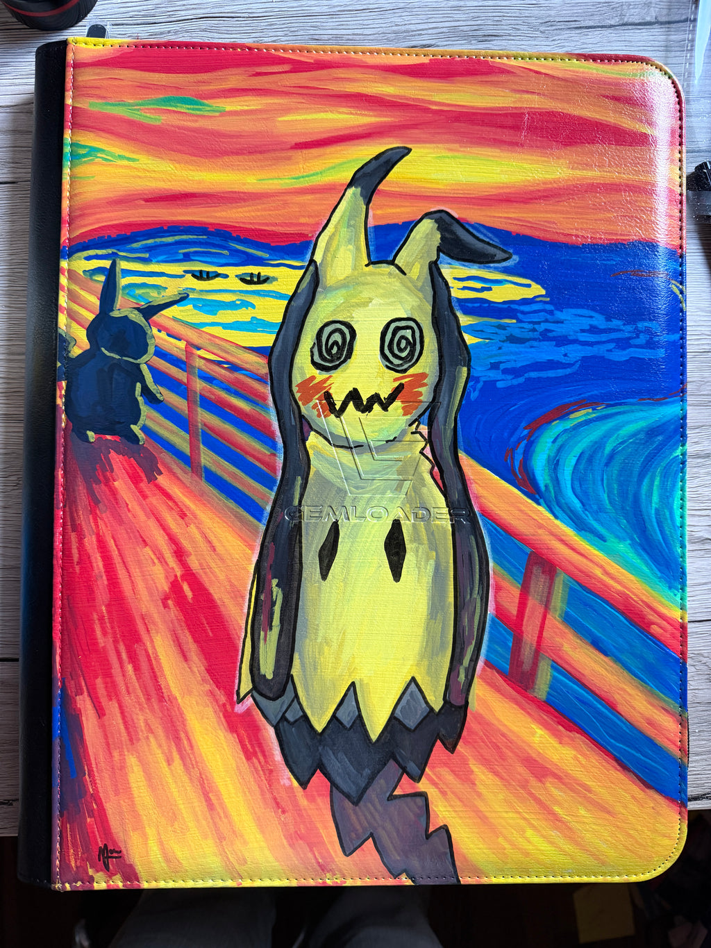Custom hand-painted TCG Binder