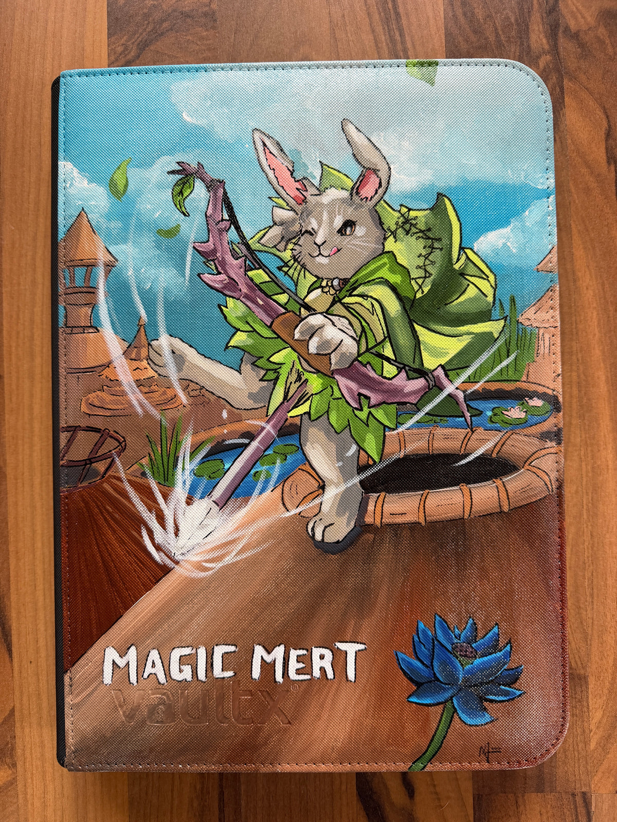 Custom hand-painted TCG Binder
