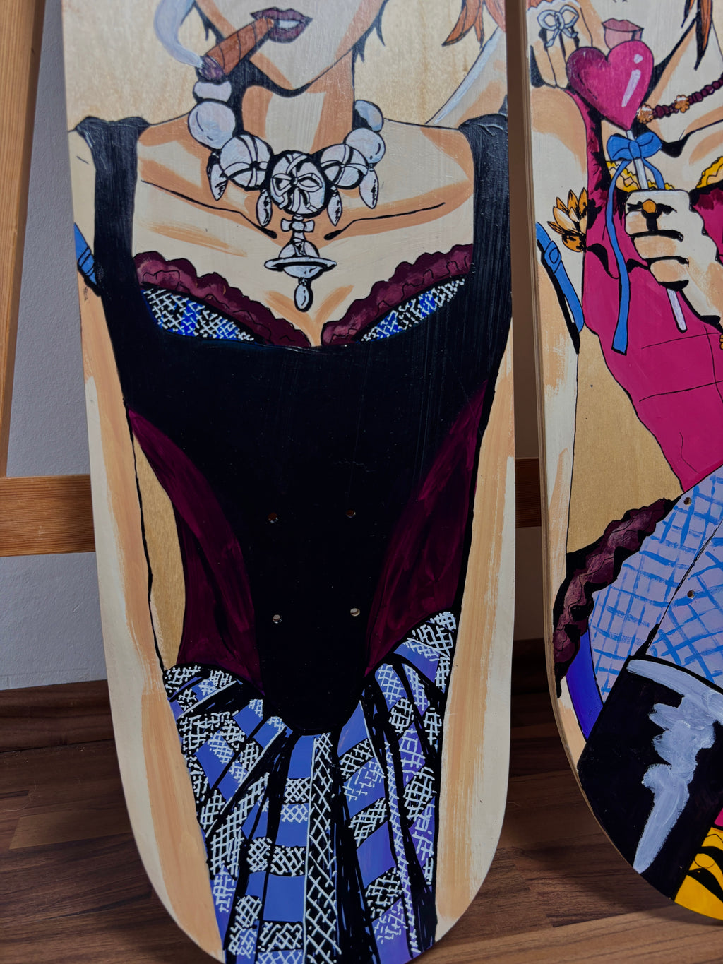 "NANA" inspired decorative skateboards