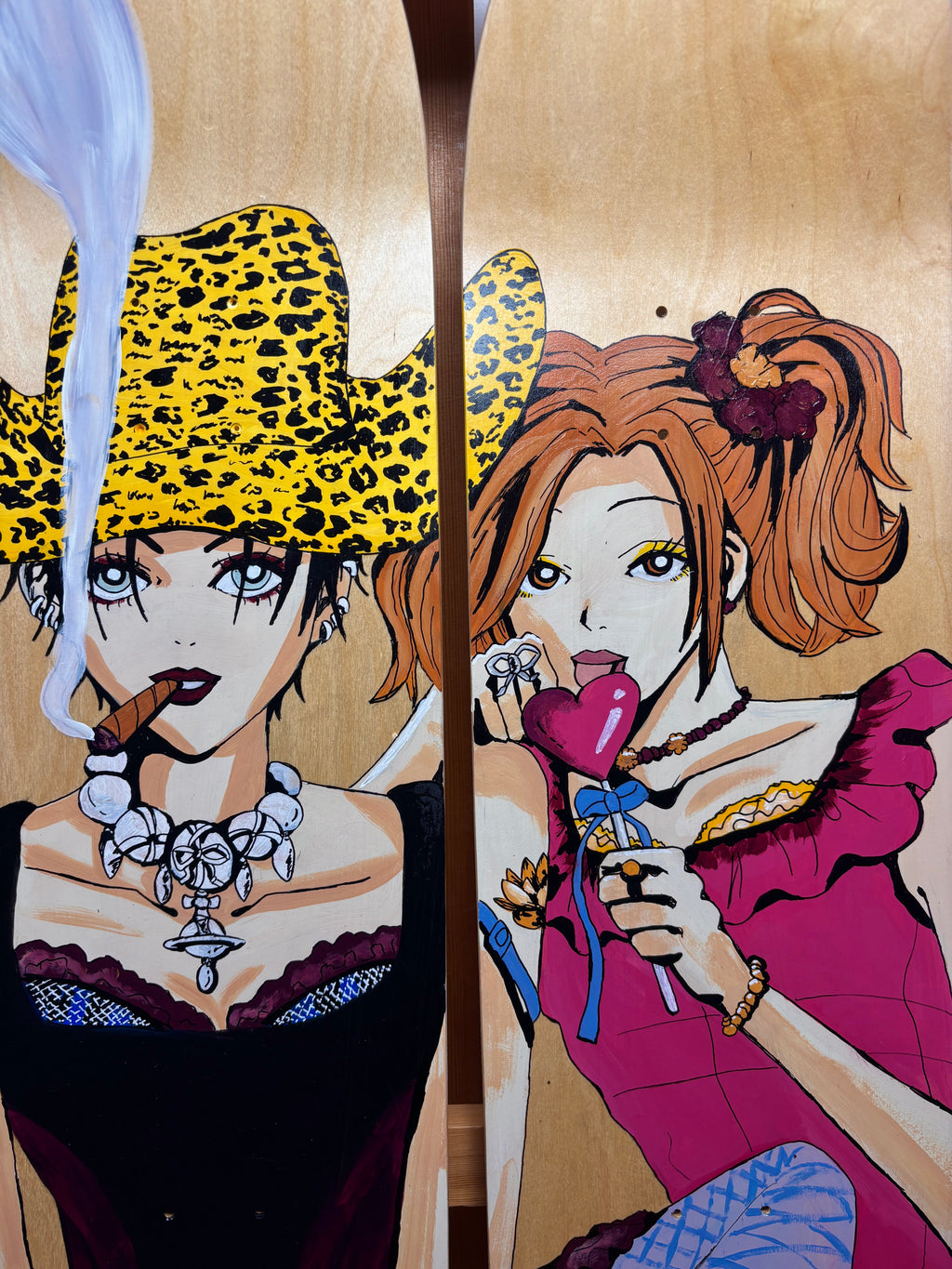 "NANA" inspired decorative skateboards