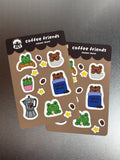 Coffee Friends Sticker Sheet