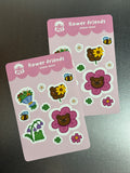 Flower Friends Sticker Sheet