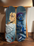 "Demon Slayer" inspired decorative skateboards
