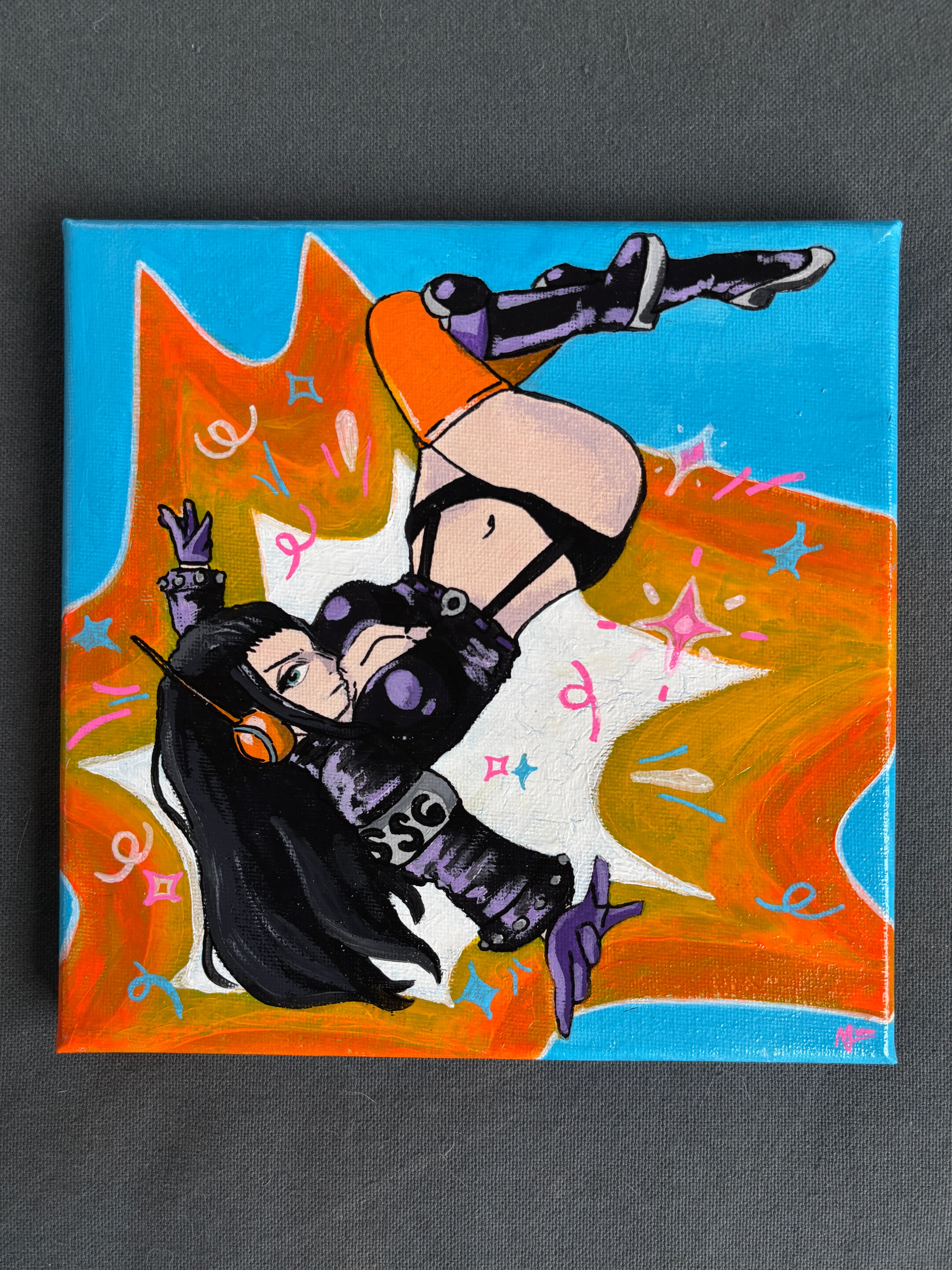 "Egghead", 20x20cm Original