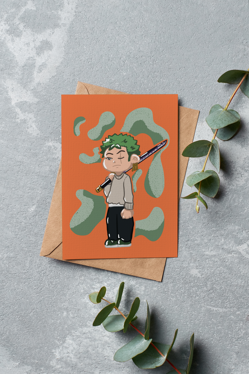 One Piece Streetwear Postcards