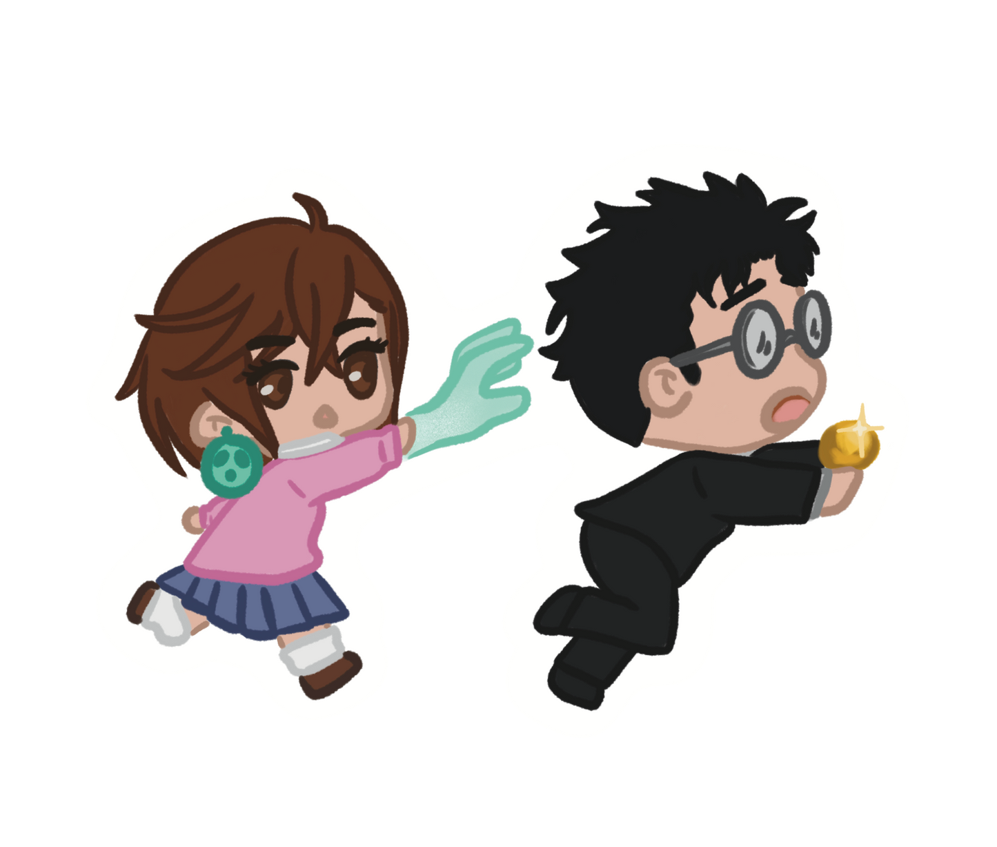 Cute Dandadan Sticker