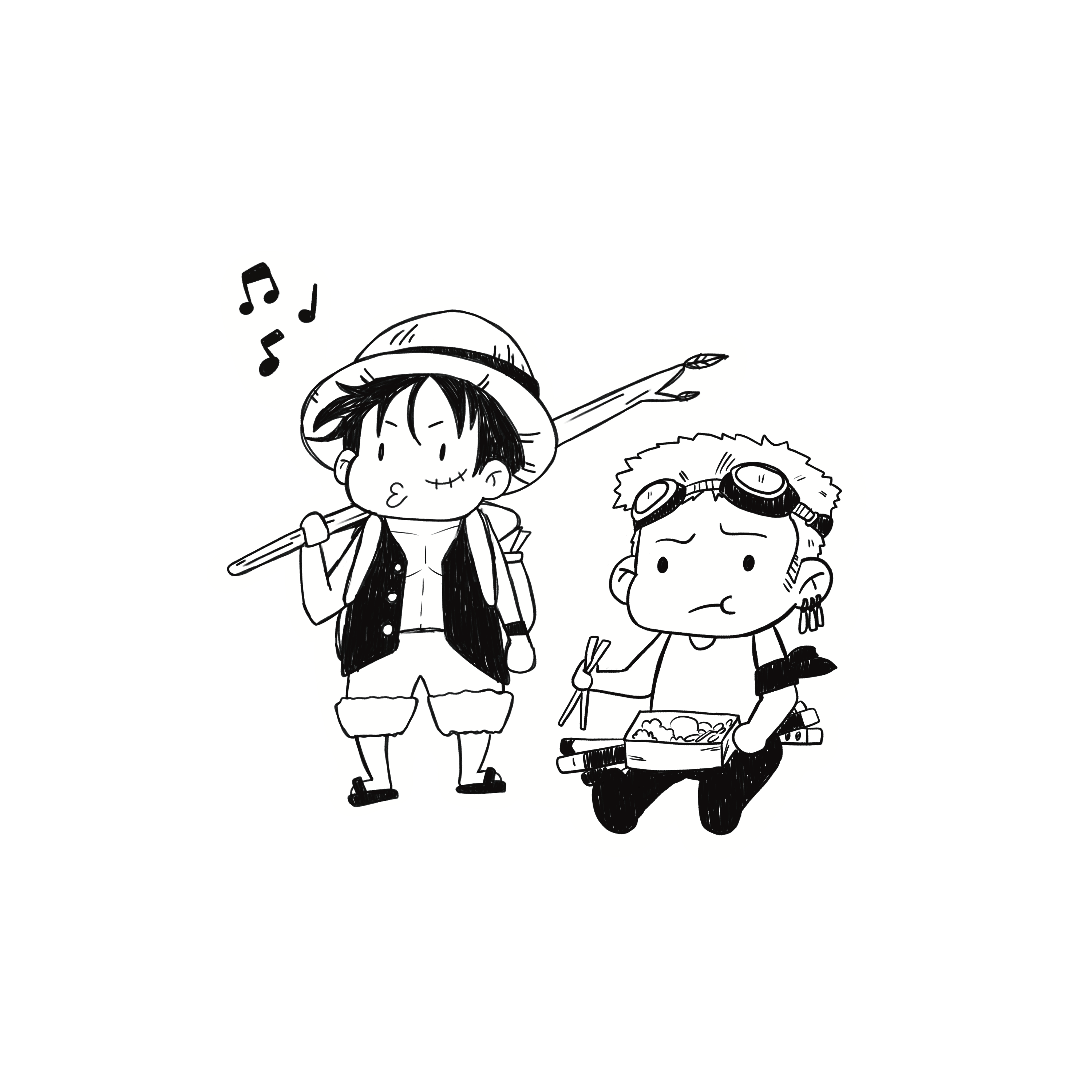 One Piece Vinyl Sticker