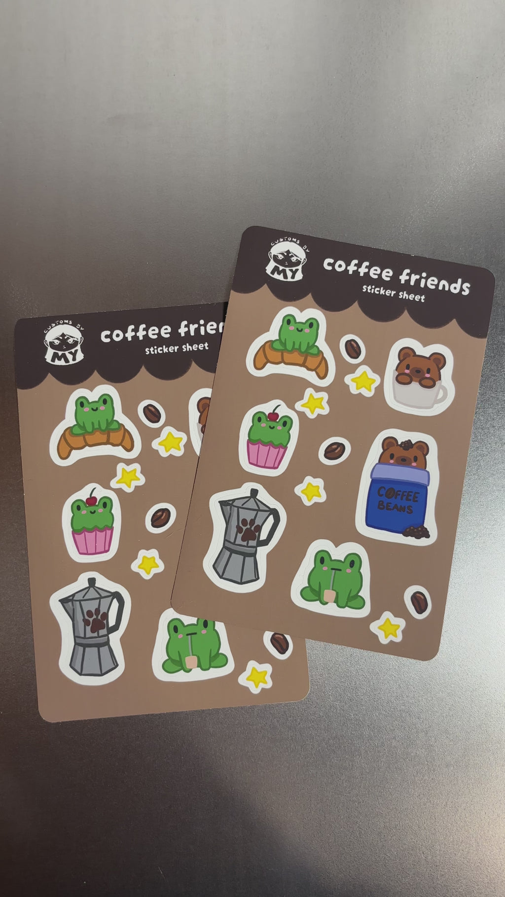 Coffee Friends Sticker Sheet