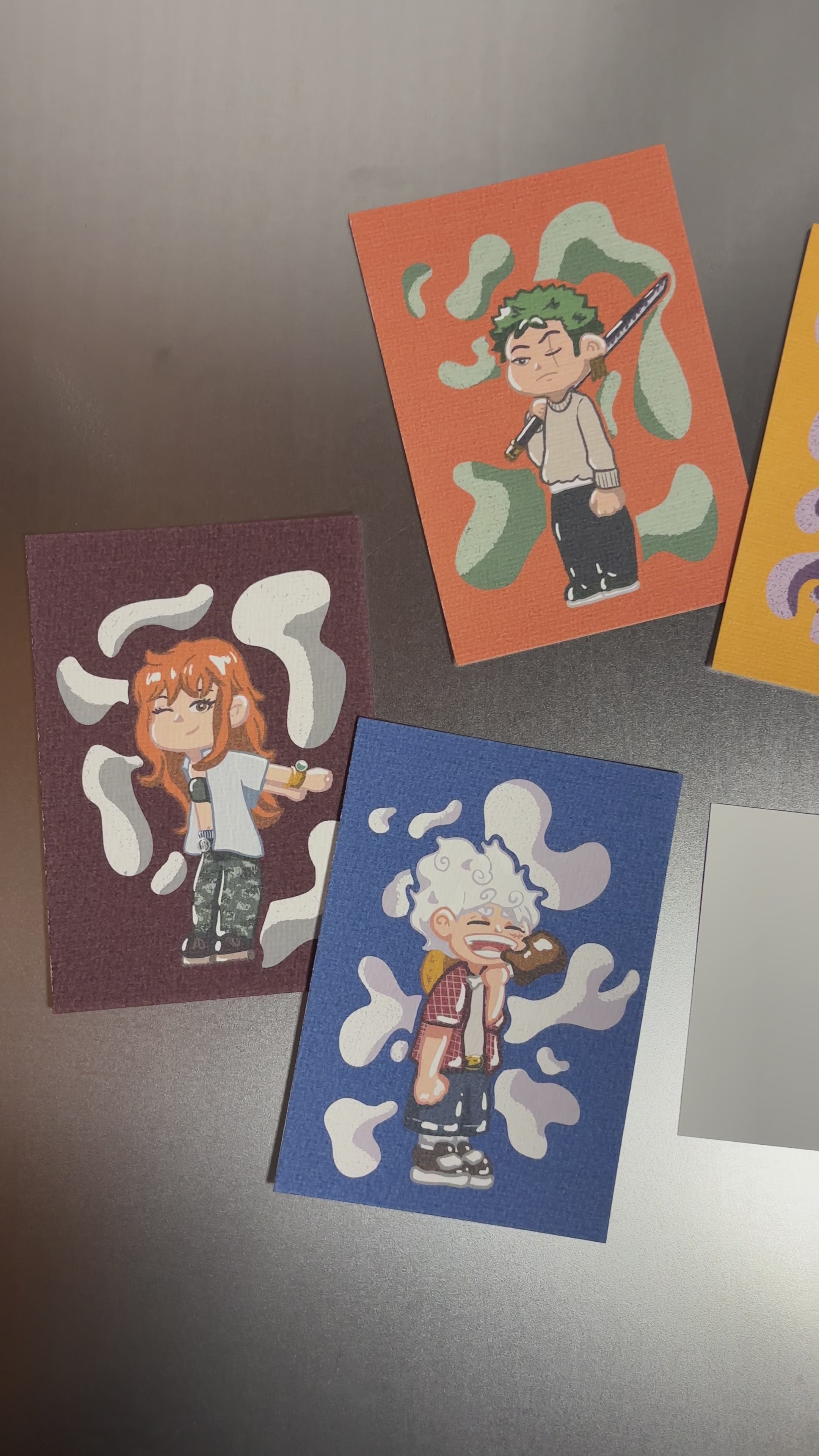 One Piece Streetwear Postcards